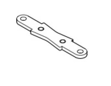 SWORKz Fox44 Platte Servosaver 2mm rot